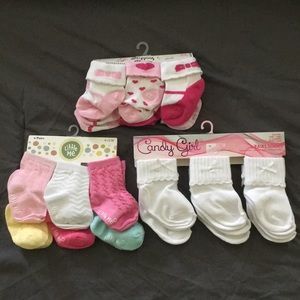 Baby girl sock bundle